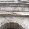 Colosseum: the numbers engraved on the arches were red