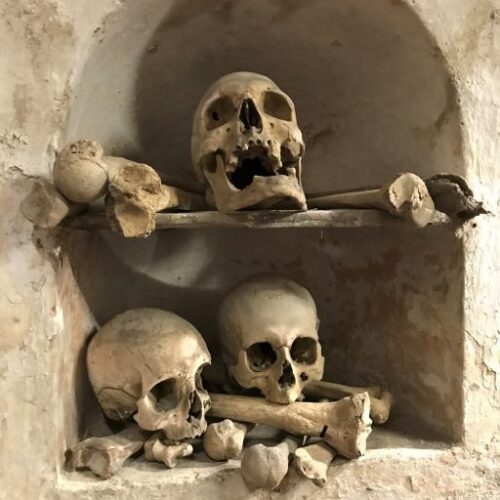 Macabre crypt of the Sacconi Rossi