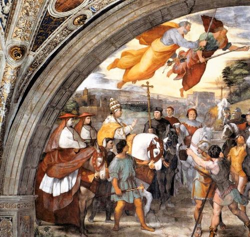 Attila and Leo the Great - Raphael's fresco